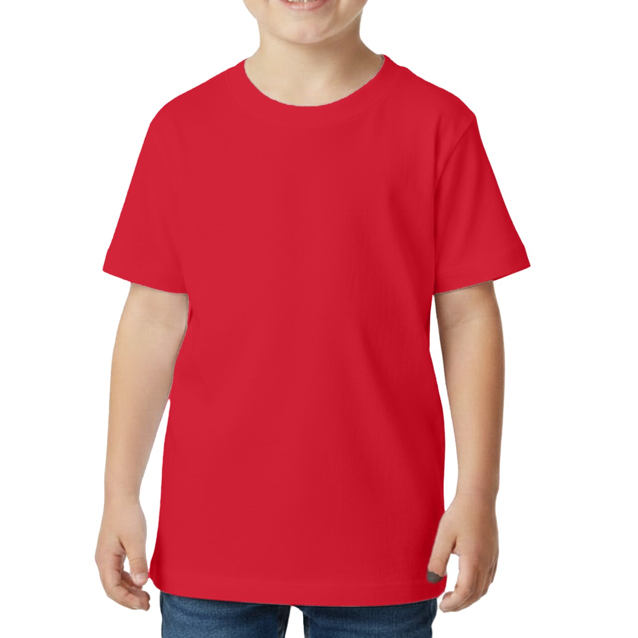 Gildan Toddler Cotton Craft T-Shirt Blank Bundle for Cricut, Heat Transfer Vinyl, Fabric Paint & DIY Projects